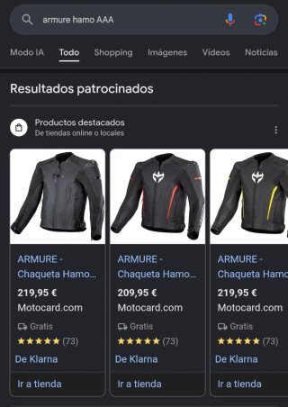 Chaqueta ARMURE HAMO AAA Talla L Negra/Roja