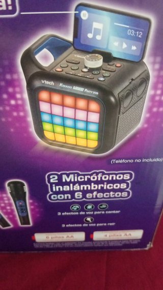 Karaoke VTech Light Party Duo 40W Novo Caixa