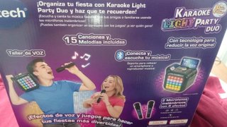 Karaoke VTech Light Party Duo 40W Novo Caixa
