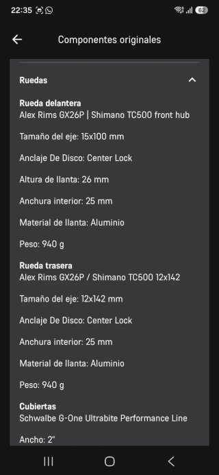 Llantas Alex Rims GX26P (700 29")