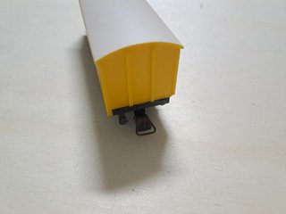 Carro merci Fret SNCF giallo