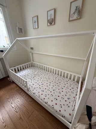 Cama Casa Infantil Blanca