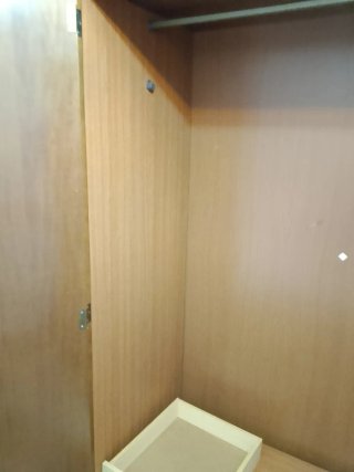 Armario 4 puertas madera y cristal