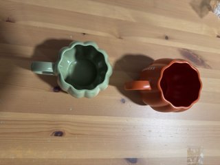 Tazas Starbucks Calabaza Verde y Naranja