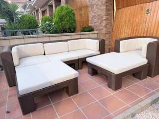 Conjunto Muebles de Jardín exterior