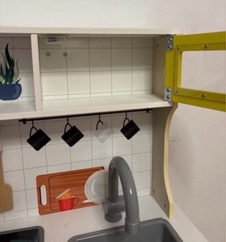 Cocina de juguete de madera