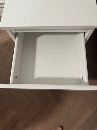 Mesita de noche IKEA Malm blanca