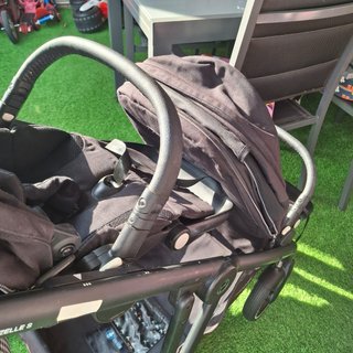 Cybex Gazelle S Sillas Gemelar Negra con capazo
