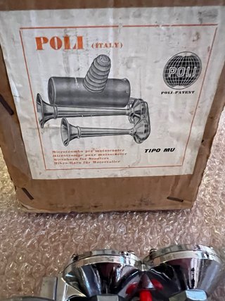 Microtromba POLI-Brescia 🇮🇹 Vespa/Lambretta 1960