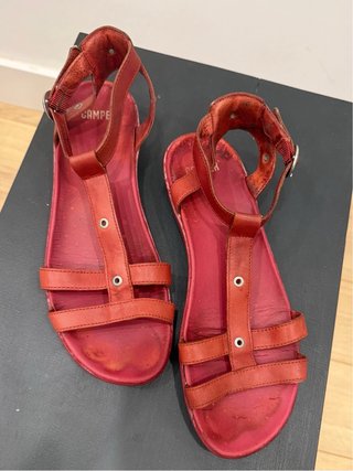 Sandalias Camper Rojas Talla 38