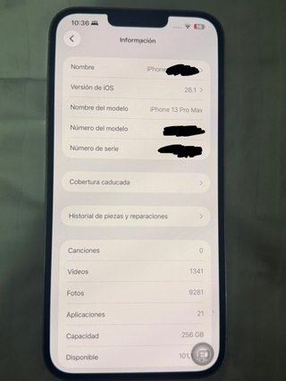 iPhone 13 Pro Max 256 GB Plata