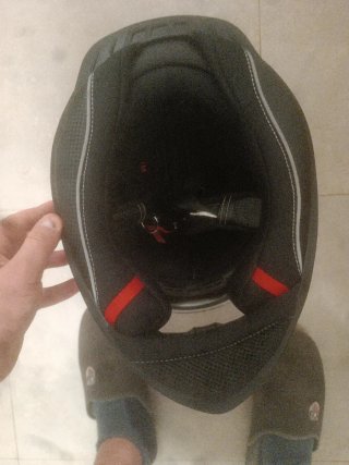 Casco de moto homologado blanco
