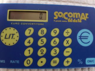 Convertitore Euro Lira SOCOM.AR Vintage