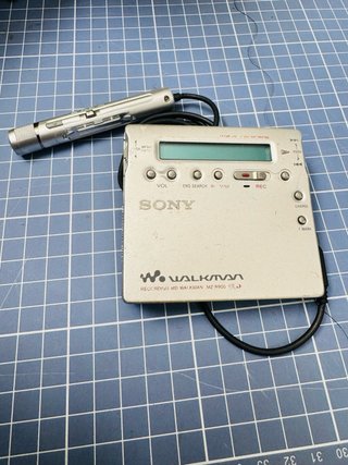 Sony MZ-R900 Walkman MD Grabador Plata