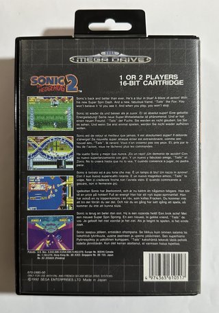 SONIC 2 MEGADRIVE PAL
