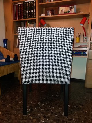 Sillón SAKARIAS IKEA Tela Diseño Pied de Poule