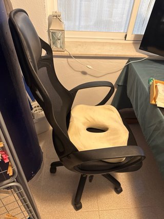 Silla de escritorio gaming negra