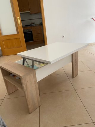 Mesa Comedor Redonda y 4 Sillas Madera