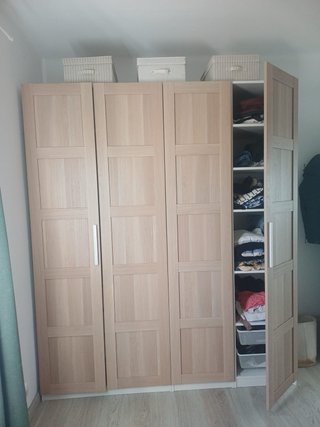 Armario PAX 2x2m Roble/Blanco ¡¡como nuevo!!