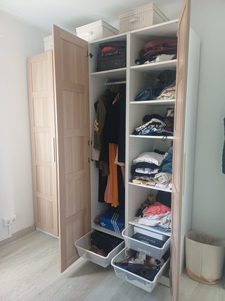Armario PAX 2x2m Roble/Blanco ¡¡como nuevo!!