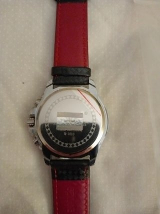 Reloj Megir Hombre Negro y Plateado