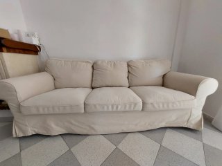 Funda para sofá ektorp. Hallarp beige. 3 plazas
