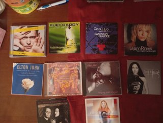 Lote 11 CDs Internacionales Pop Rock y Rap