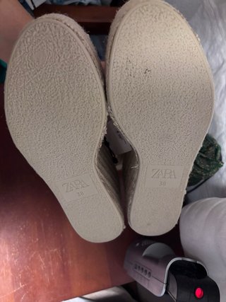Sandalias Zara cuña esparto