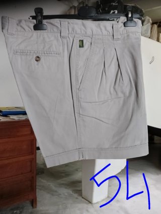 Pantaloni corti beige taglia L/52-54