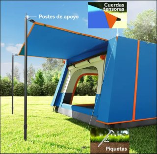 Tienda de campaña familiar 5 personas Nueva!!!