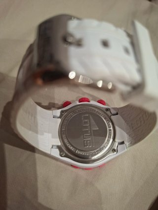 Reloj Lotus Blanco y Rojo