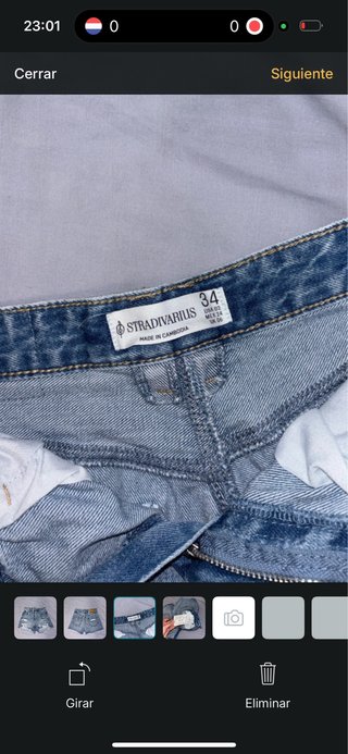 Pantalón corto vaquero