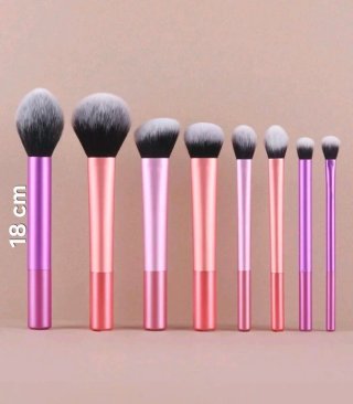 Set 8 Brochas Maquillaje Profesional