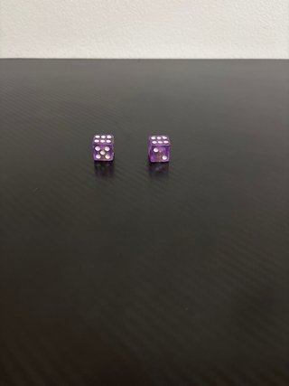 2 Tapones Válvula Dados Morados Tuning