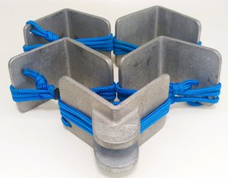 5 protectores de cuerda ALUMINIO