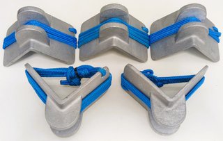 5 protectores de cuerda ALUMINIO