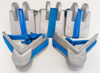 5 protectores de cuerda ALUMINIO