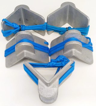 5 protectores de cuerda ALUMINIO