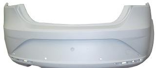 Paragolpes Trasero Imprimado (Con Agujeros Para Sensores) para Seat LEON 2009