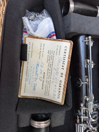 Clarinete Sib Buffet R13 mib grave 1959