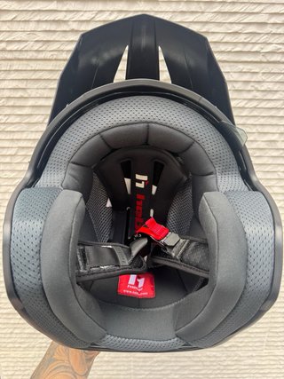 Casco Jet Hebo Talla M Negro