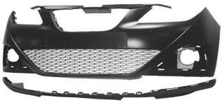 Paragolpes Delantero Imprimado (Con Rejilla Inferior Paragolpes + Spoiler) para Seat IBIZA IV 2008
