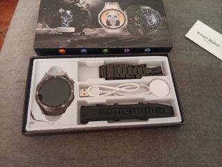Reloj Inteligente Laxasfit Negro/Blanco