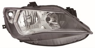 Faro Derecho Electrico / Manual (Interior Cromado) Doble (H7/H7) para Seat IBIZA IV 2012 y IBIZA IV 2015