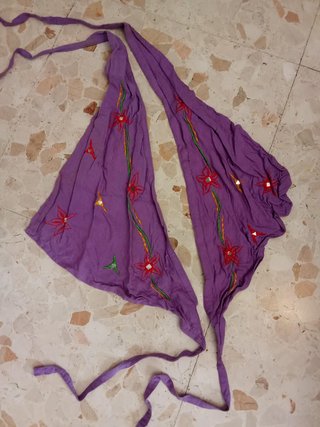 2 bandanas de niña azul vaquero Pañuelo cabeza