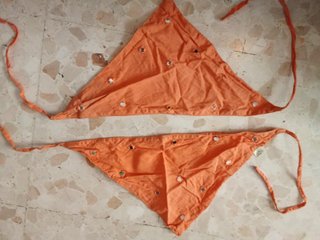 2 bandanas de niña azul vaquero Pañuelo cabeza