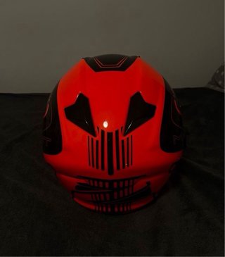 Casco Moto Integral NZI Negro/Naranja
