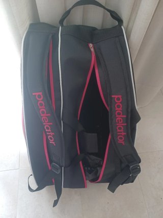 Paletero Padelator Negro y Rosa Nuevo