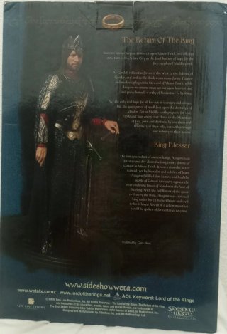 Figura Rey Aragorn Sideshow Weta, e