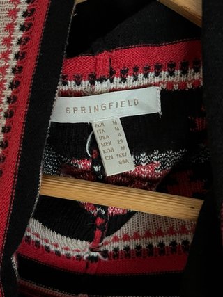 Chaqueta-poncho lana étnica. Muy calentita.